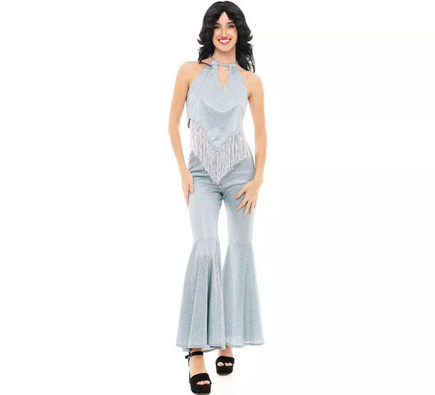 Disfraz de Disco Dance Brillante para mujer