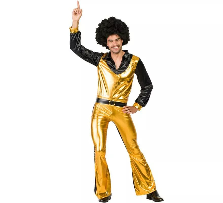 Translation missing: es.Disfraz de Disco Dorado para hombre