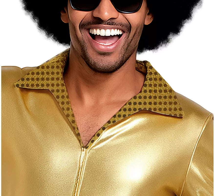 Translation missing: es.Disfraz de Disco dorado para hombre
