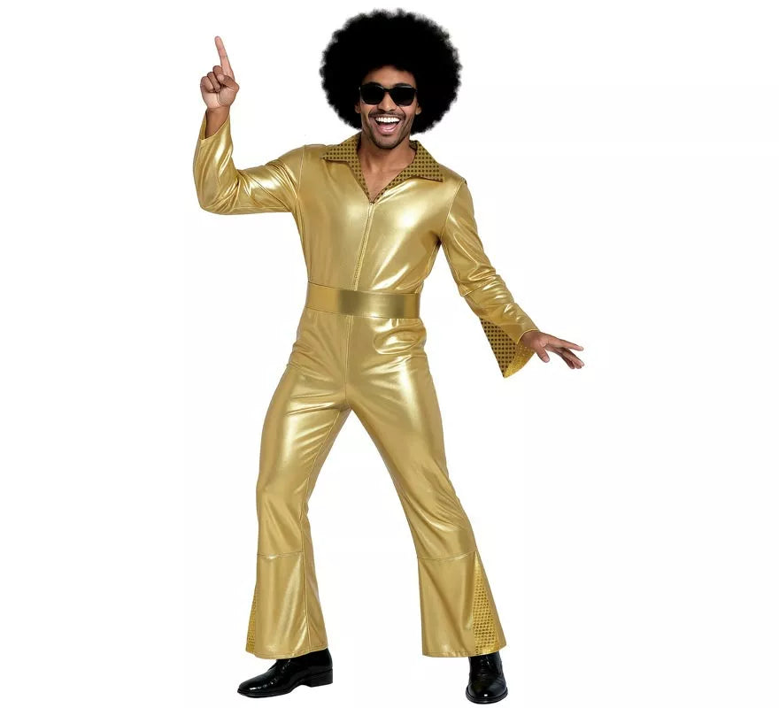 Translation missing: es.Disfraz de Disco dorado para hombre