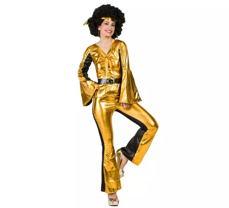 Translation missing: es.Disfraz de Disco Dorado para mujer