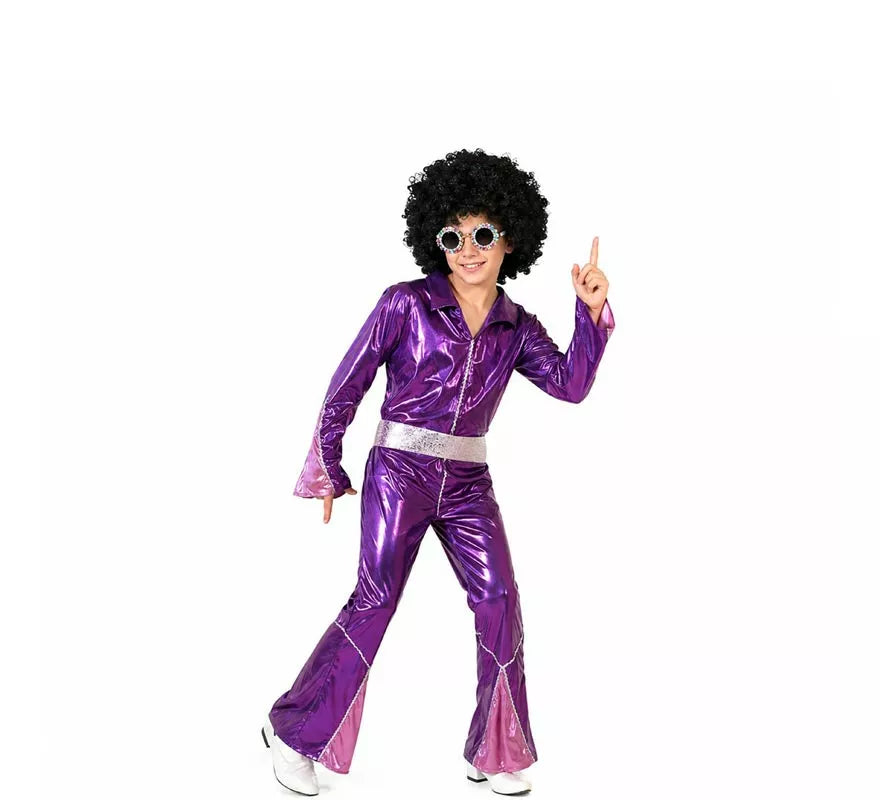 Translation missing: es.Disfraz de Disco Fucsia para hombre