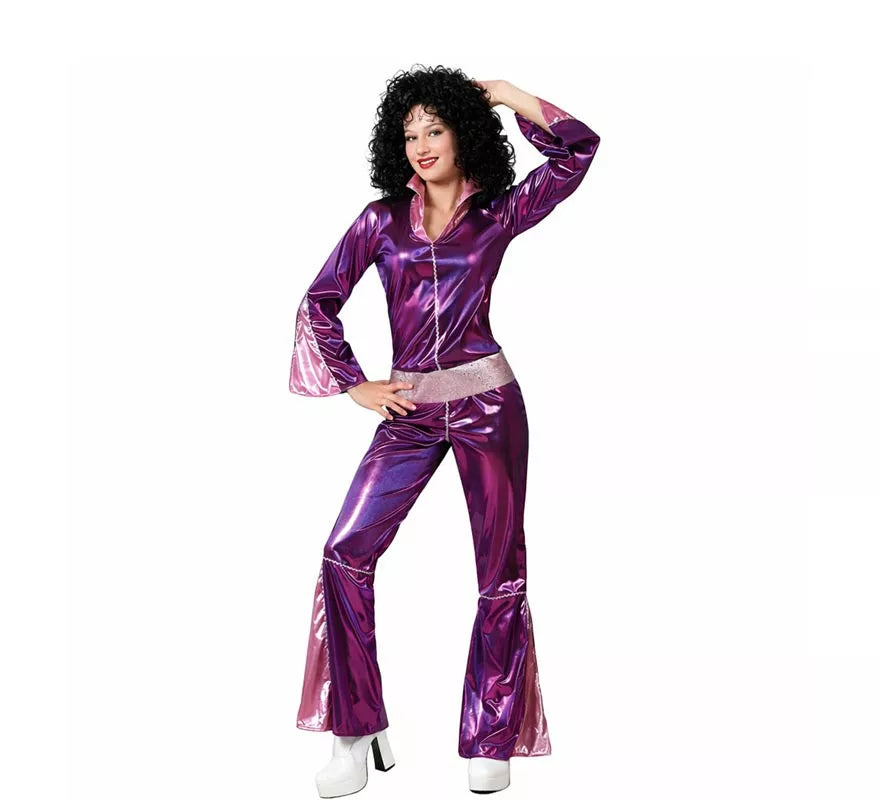 Translation missing: es.Disfraz de Disco Fucsia para mujer