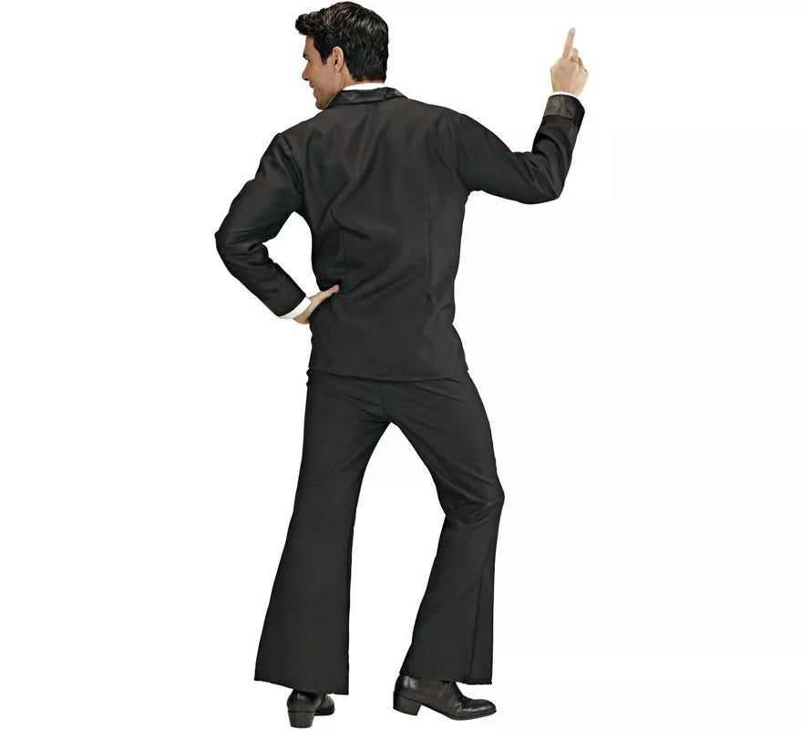 Translation missing: es.Disfraz de Disco Party negro para hombre