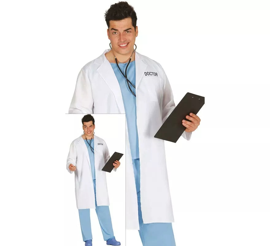Translation missing: es.Disfraz de Doctor con bata para hombre