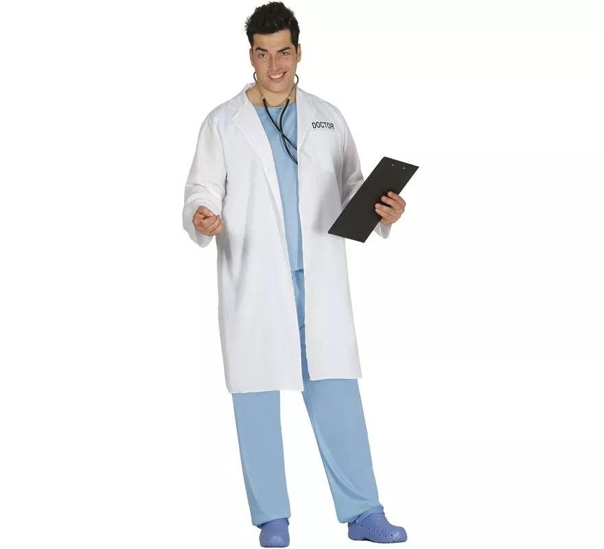 Translation missing: es.Disfraz de Doctor con bata para hombre