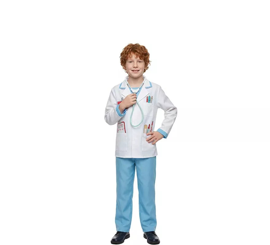 Translation missing: es.Disfraz de Doctor con identificación para niño