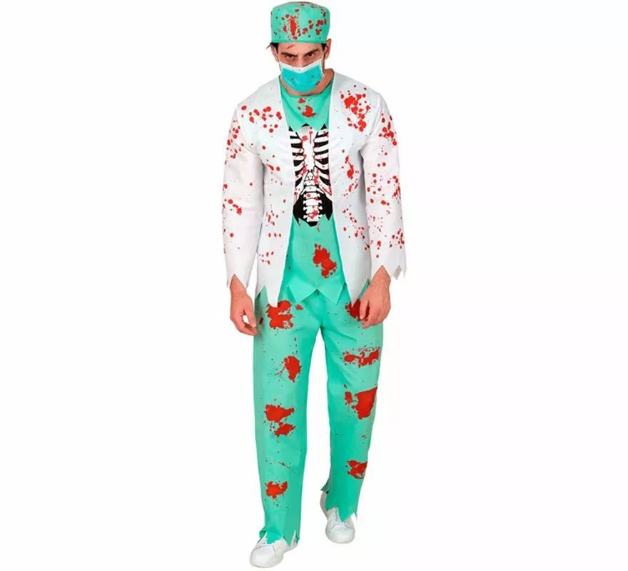 Disfraz de Doctor Zombie para hombre