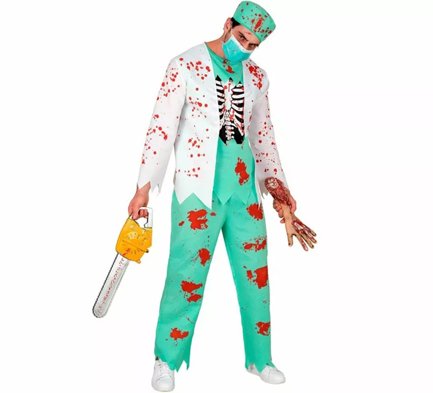 Disfraz de Doctor Zombie para hombre