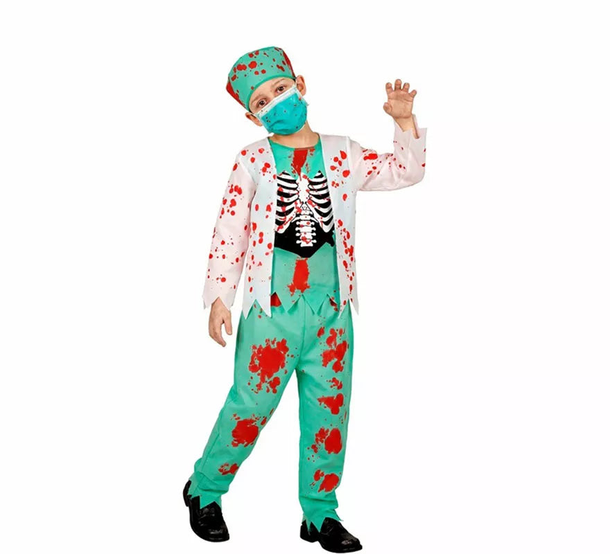 Disfraz de Doctor Zombie para niños