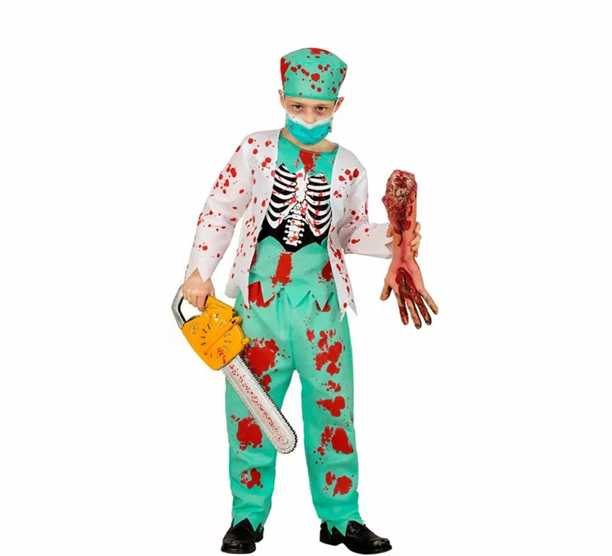 Disfraz de Doctor Zombie para niños