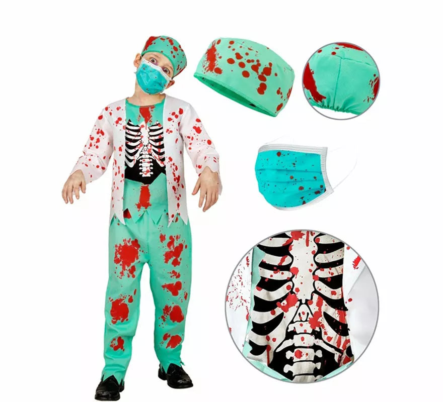 Translation missing: es.Disfraz de Doctor Zombie para niños