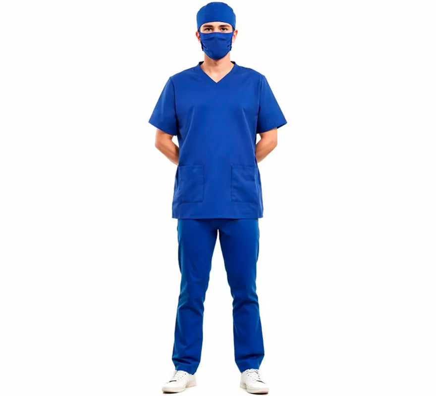 Translation missing: es.Disfraz de Doctora azul para adulto