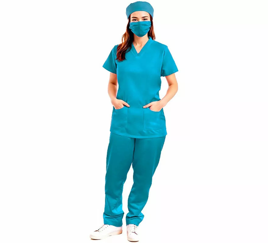 Translation missing: es.Disfraz de Doctora o Doctor verde para adulto