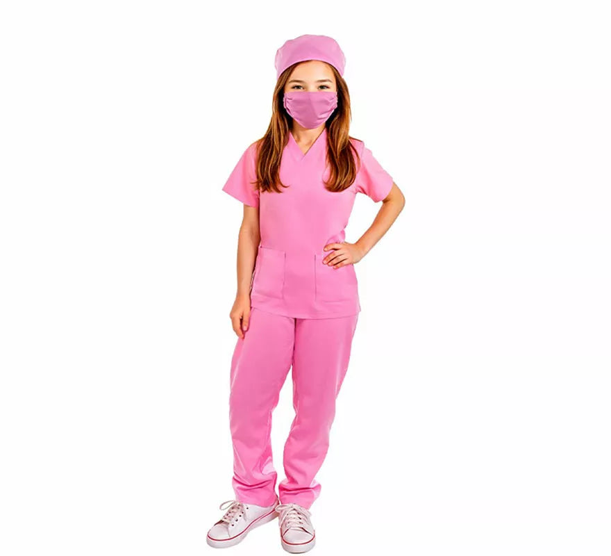 Translation missing: es.Disfraz de Doctora rosa para niña