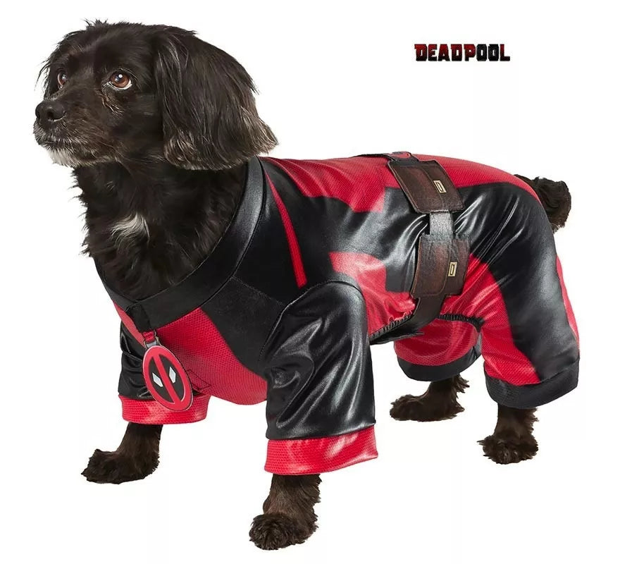 Translation missing: es.Disfraz de Dogpool clásico de Deadpool con cinturón para perro