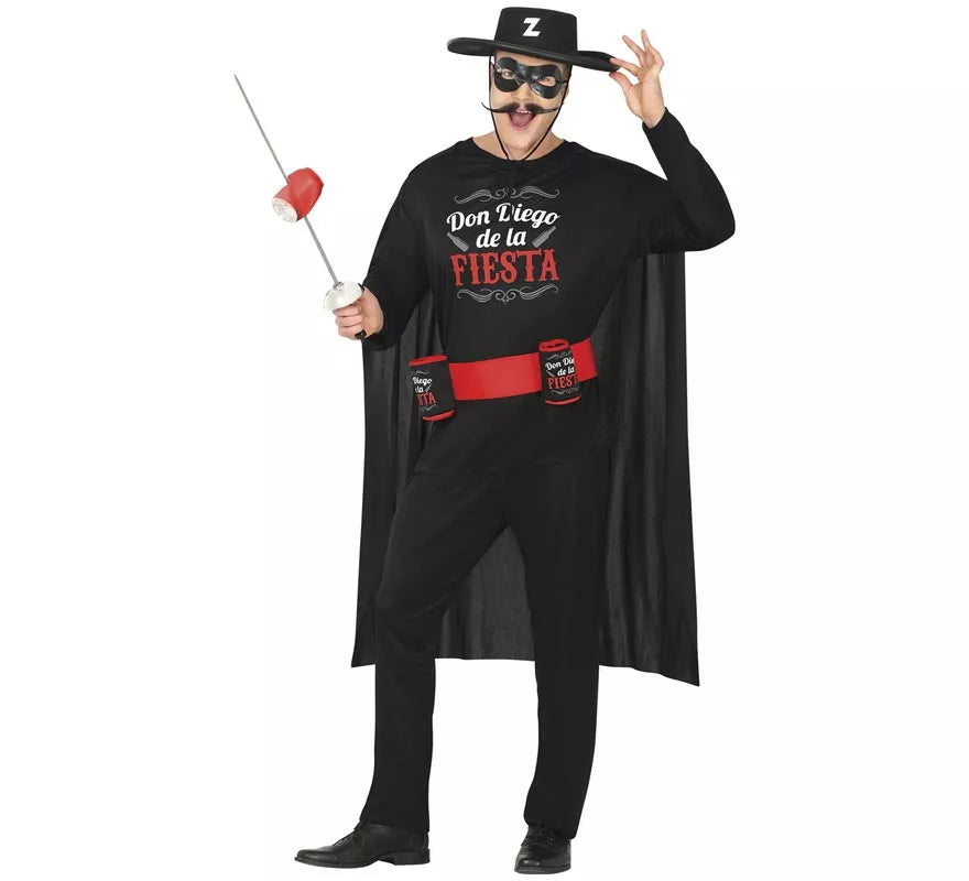 Translation missing: es.Disfraz de Don Diego de la Fiesta para hombre