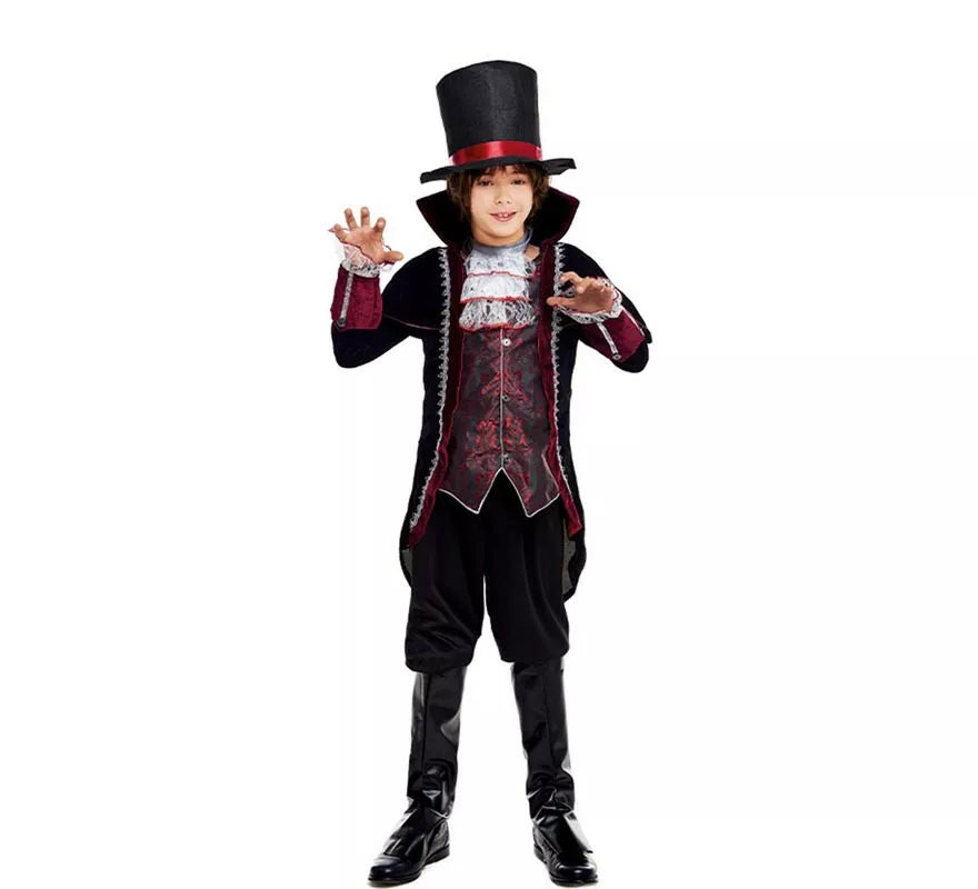 Translation missing: es.Disfraz de Drácula Victoriano para niño