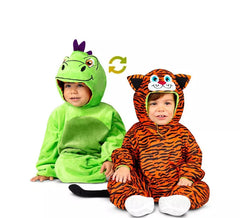 Disfraz de Dragón-Tigre Reversible para bebé y niños