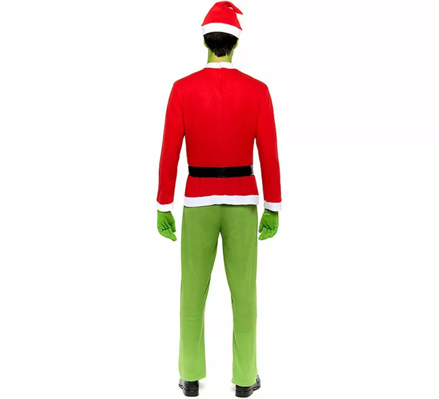 Translation missing: es.Disfraz de Duende Gruñón de Navidad para hombre
