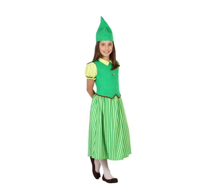 Translation missing: es.Disfraz de Duende verde Irlandesa para niña