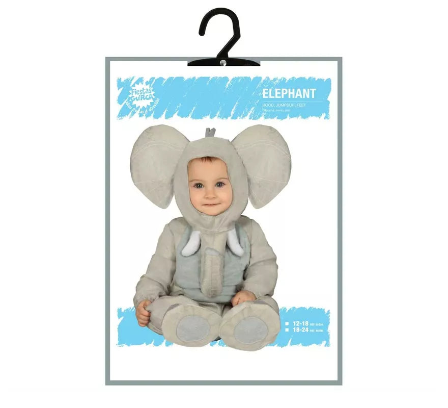 Translation missing: es.Disfraz de Elefante Gris para bebé