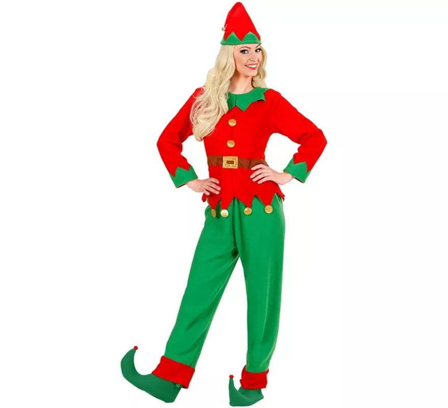 Translation missing: es.Disfraz de Elfa Ayudante de Santa Claus para mujer