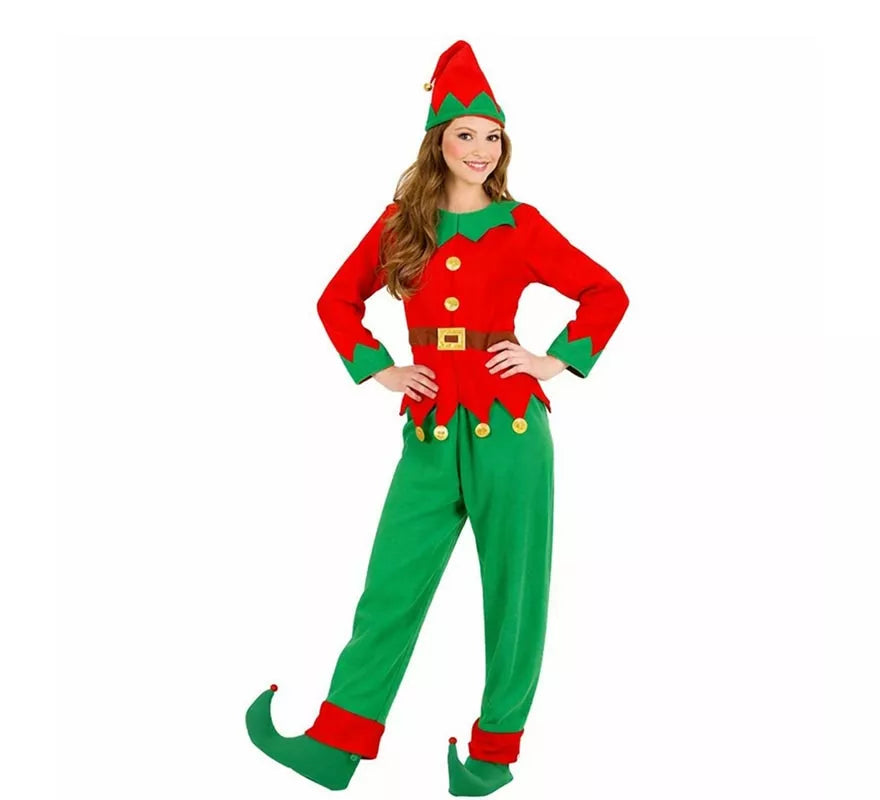 Translation missing: es.Disfraz de Elfa Ayudante de Santa Claus para mujer