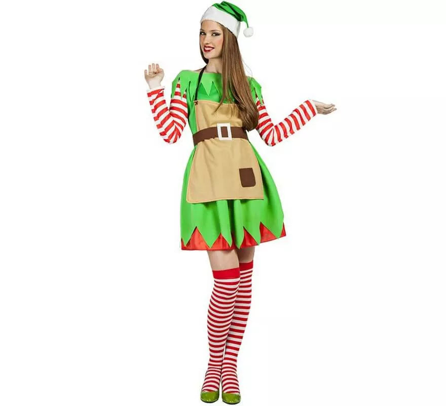 Translation missing: es.Disfraz de Elfa Navidad para mujer