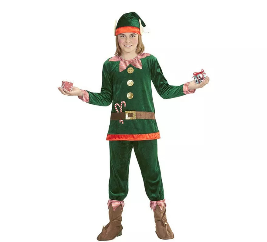 Translation missing: es.Disfraz de Elfo Ayudante de Papá Noel para niño