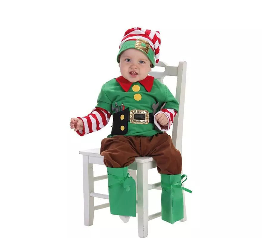 Translation missing: es.Disfraz de Elfo ayudante de Santa Claus para bebé