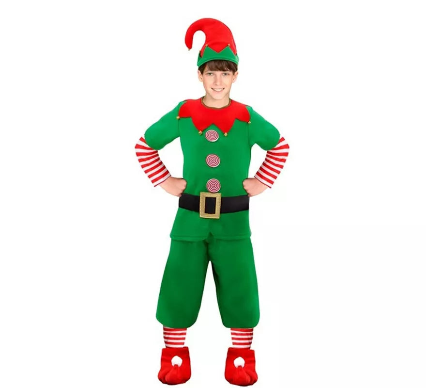 Translation missing: es.Disfraz de Elfo Ayudante de Santa Claus para niño