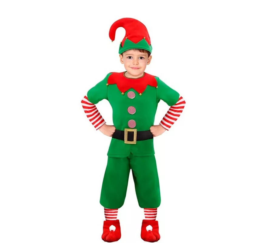Translation missing: es.Disfraz de Elfo Ayudante de Santa Claus para niño
