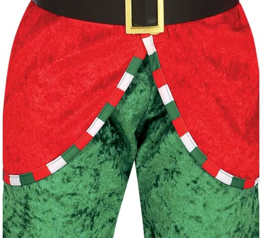 Disfraz de Elfo Ayudante de Santa con gorro para niño