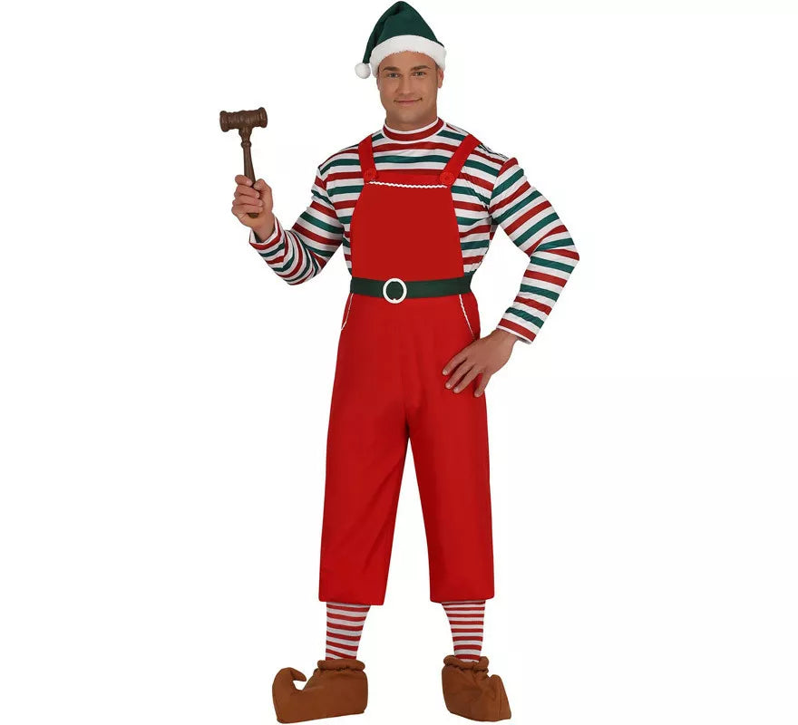 Translation missing: es.Disfraz de Elfo de Papá Noel para hombre
