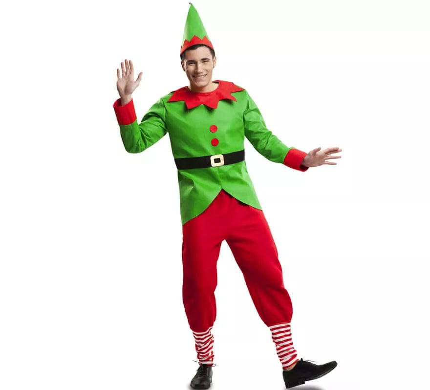 Translation missing: es.Disfraz de Elfo Navidad para hombre