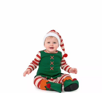 Disfraz de Elfo Navideño para bebé