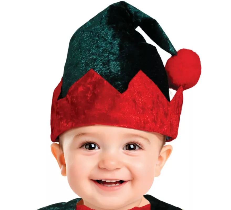Translation missing: es.Disfraz de Elfo Navideño verde oscuro para bebé