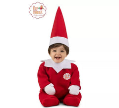 Disfraz de Elfo Travieso de Elf on the Shelf para bebé