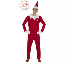 Disfraz de Elfo Travieso de Elf on the Shelf para hombre