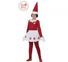 Disfraz de Elfo Travieso de Elf on the Shelf para niña