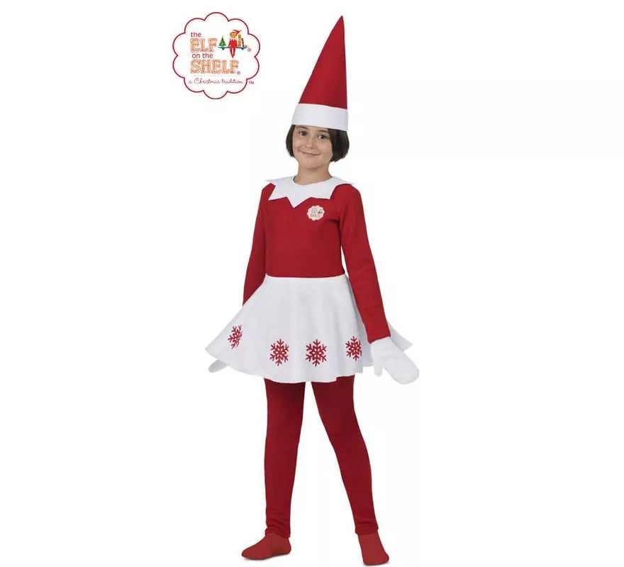 Translation missing: es.Disfraz de Elfo Travieso de Elf on the Shelf para niña