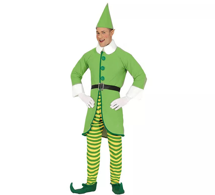 Translation missing: es.Disfraz de Elfo Verde Claro para Hombre