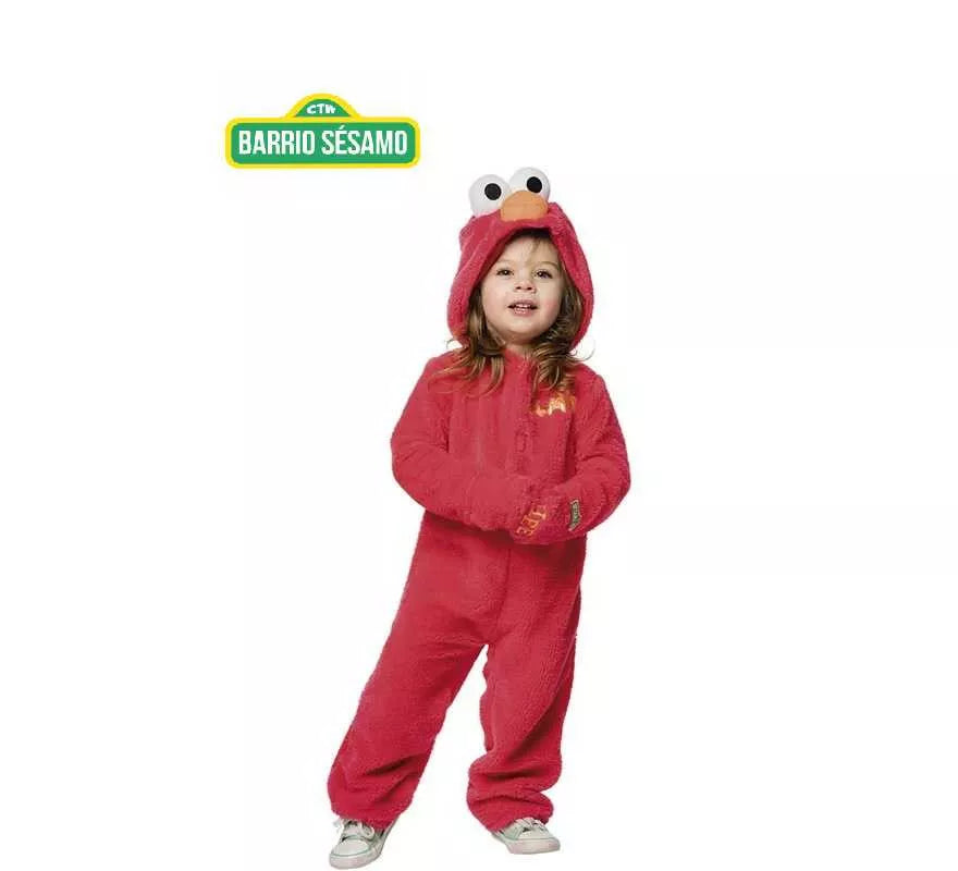 Translation missing: es.Disfraz de Elmo de Barrio Sésamo para niños