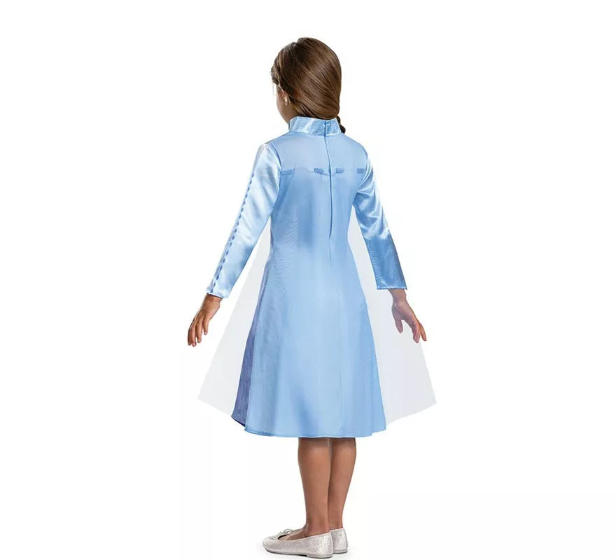 Translation missing: es.Disfraz de Elsa Frozen traje azul para niña