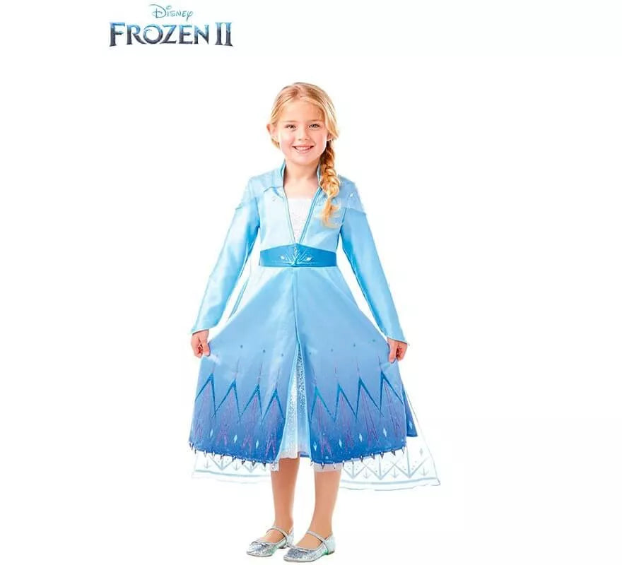 Translation missing: es.Disfraz de Elsa Premium de Frozen 2 para niña