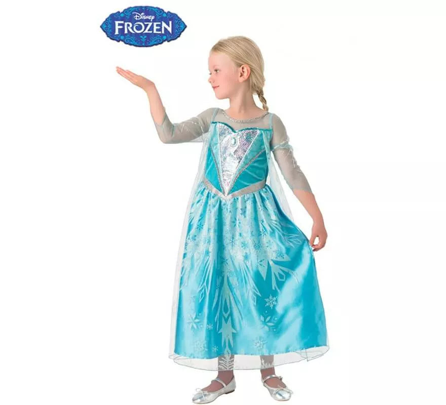 Translation missing: es.Disfraz de Elsa premium para Niña