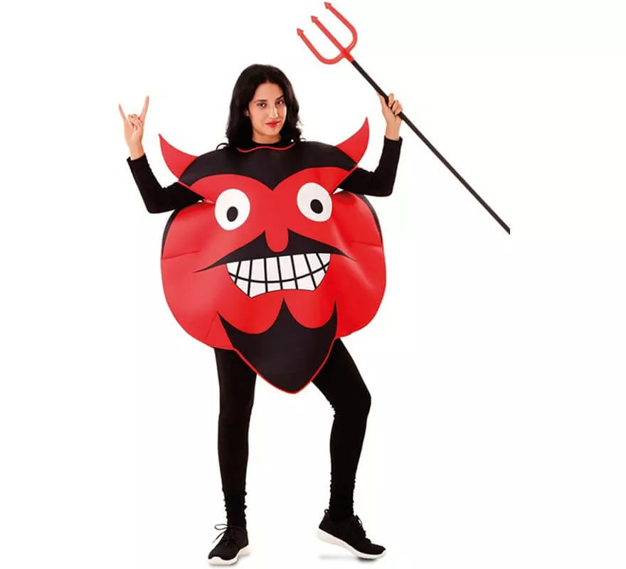 Translation missing: es.Disfraz de Emoticono Diablo para adultos