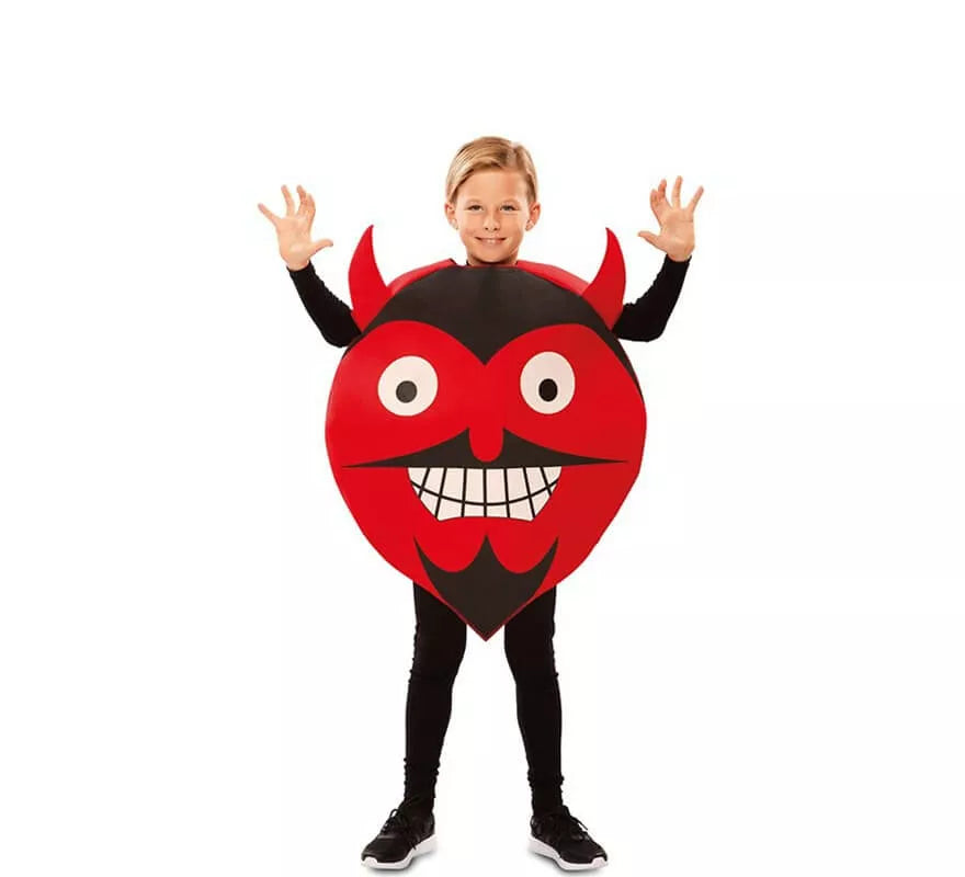 Translation missing: es.Disfraz de Emoticono Diablo para niños