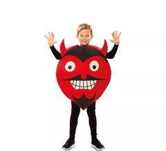 Disfraz de Emoticono Diablo para niños